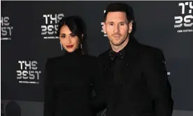  ?? Photograph: John Spencer/SIPA/REX/Shuttersto­ck ?? Gunmen attacked a shop owned by the family of Lionel Messi’s wife, Antonella Roccuzzo.