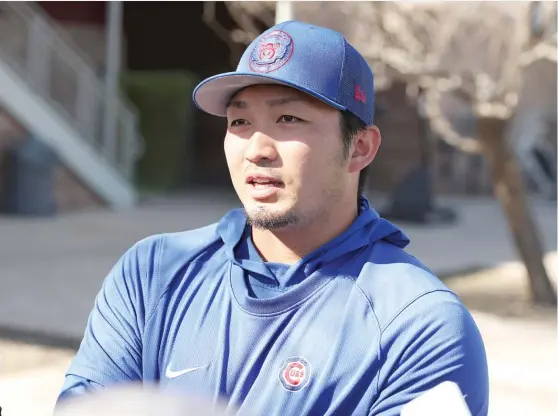  ?? JOHN ANTONOFF/SUN-TIMES ?? Cubs outfielder Seiya Suzuki, who won’t play for Team Japan in the World Baseball Classic, put on 20 pounds in the offseason.
