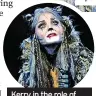  ?? ?? Kerry in the role of Grizabella in Cats at the London Palladium