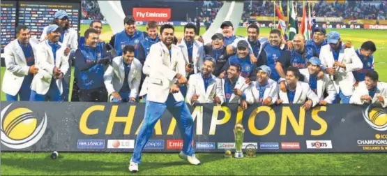  ?? GETTY IMAGES ?? India are the defending champions of the Champions Trophy. They had beaten England in the final at Edgbaston on June 23, 2013.