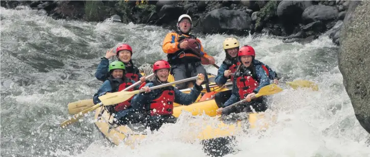  ?? ?? Tongariro River Rafting has always strived to go one step further and deliver a brilliant customer experience.