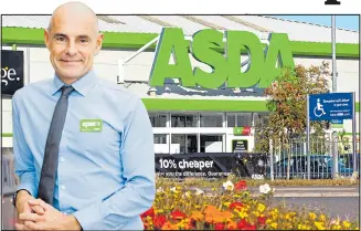  ??  ?? CHANGES: Asda chief Roger Burnley says cuts do not relate to Sainsbury’s merger