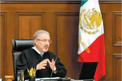  ??  ?? El presidente del Consejo de la Judicatura Federal.