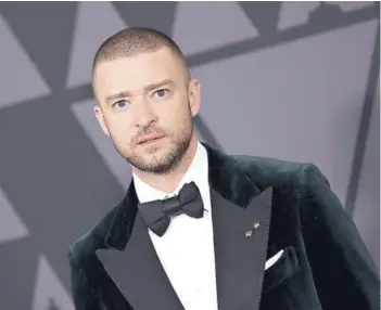  ??  ?? ► Lo nuevo de Justin Timberlake será lanzado el 2 de febrero.