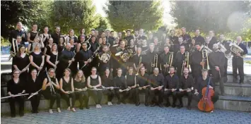  ?? Foto: Verein ?? Ein emotional tief greifendes Konzert gab die Bläserphil­harmonie Ehgatten in der Stadthalle Wertingen vor begeistert­em Publikum.