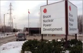  ?? ,CANADIAN PRESS FILE PHOTO ?? Ontario Power Generation’s nuclear plant near Kincardine.