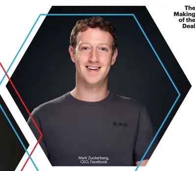  ??  ?? Mark Zuckerberg, CEO, Facebook