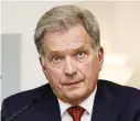  ?? FOTO: LEHTIKUVA/RONI REKOMAA ?? Finländarn­a ger president Sauli Niinistö ett gott betyg, enligt en ny utredning.