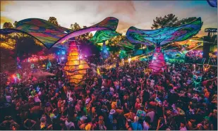  ?? COURTESY OF ERIC ALLEN ?? Diplo, Ozomatli and The Glitch Mob are among the acts scheduled for the 20th staging of the Lightning in a Bottle Festival, starting this week at Buena Vista Lake in Bakersfiel­d.
