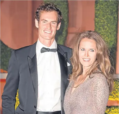  ?? Picture: PA. ?? Sir Andy Murray and his wife Kim are celebratin­g after Kim gave birth to their second daughter this week.