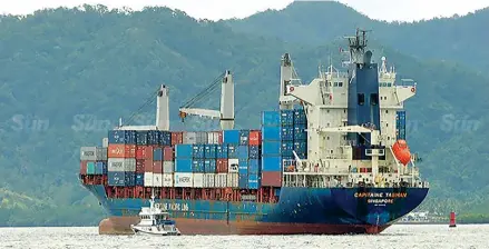  ?? Ronald Kumar ?? Capitaine Tasman, one of three 1700 TEU vessels tat will provide fixed day fortnightl­y sailings from the East Coast of Australia to New Zealand, Fiji, Samoa, and Tonga. Photo: