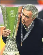  ?? Pictures: Getty. ?? Top: Paul Pogba and Henrik Mkhitaryan celebrate the former’s opening deflected goal; right: the Armenian makes it 2-0 early in the second half; above: manager Jose Mourinho with the Europa League trophy.