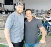  ?? MIKE STOCKER/SUN SENTINEL ?? Andy’s Live Fire Grill chef Kyle Dowgiewicz, left, pictured with owner Anthony Bruno, has created a special menu for a dinner today featuring the beers of Fort Lauderdale’s Tarpon River Brewing.