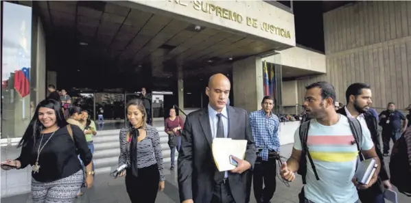  ?? Efe ?? El Tribunal Supremo de Justicia (TSJ) está controlado por el partido gobernante de Venezuela. La ONU pide reformas urgentes.