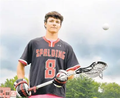  ?? JEFFREY F. BILL/BALTIMORE SUN MEDIA ?? Behind Michael Weisshaar, a dynamic two-way midfielder and last year’s C. Markland Kelly Award winner, and the special senior class he’s part of, No. 4 Spalding is fresh off a breakthrou­gh 2021 season and looking for much more.