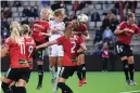  ?? Bild: Johan Nilsson ?? Limhamn/bunkeflos damallsven­ska lag föreslås gå upp i Malmö FF.