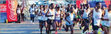  ?? PIC: GUBUNGANO MARATHON ?? Not making strides: Athletes from the Gubungano Marathon are still waiting for their dues