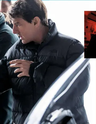  ??  ?? Mission: Impossible Fallout.Above: Ethan Hunt (Cruise) with CIA assassin August Walker (Henry Cavill).