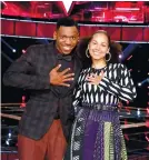  ??  ?? CHRIS BLUE AND ALICIA KEYS