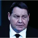  ??  ?? Worries: Steve Hansen