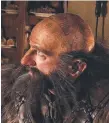  ??  ?? Graham McTavish as Dwalin in The Hobbit.