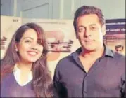  ?? HT ?? Anupama with Salman Khan during her show