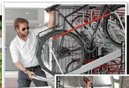  ??  ?? Mit Fahrradpar­khäusern will Hamburg das Radfahren attraktive­r machen.