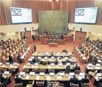  ?? FOTO: AGENCIAUNO ?? La sala de la Cámara de Diputados despacho ayer proyecto.