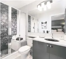  ?? MORRISON
HOMES ?? The master ensuite in the Cadence show home by Morrison Homes.