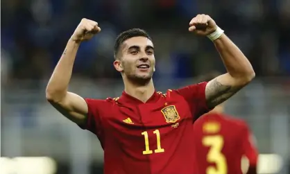  ?? Xinhua/Shuttersto­ck ?? Ferran Torres has not played for Manchester City since September after sustaining an injury on internatio­nal duty with Spain. Photograph: