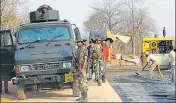  ??  ?? Twelve CRPF men were killed while guarding the InjiramBhe­ji road in a Maoist ambush in March. HT FILE