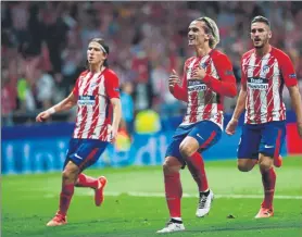  ?? FOTO: GETTY ?? Antoine Griezmann marca el primer gol del partido pero no sirvió para ganar