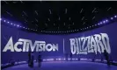  ?? Photograph: Jae C Hong/AP ?? The lawsuit against Activision Blizzard has led to swift and widespread fallout.