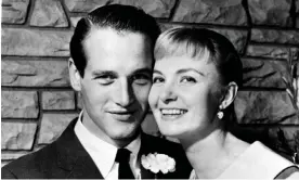  ?? AP ?? Paul Newman and Joanne Woodward pose after their wedding ceremony in 1958. Photograph:
