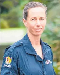  ?? Photo / Supplied ?? Constable Rochelle Andrews swam the Hutt River 18 times to rescue stranded children and an adult.
