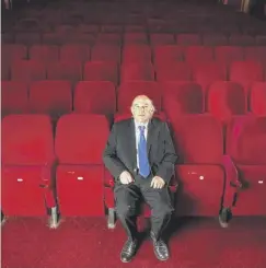  ??  ?? FILM: Charles Morris has owned the Rex cinema in Elland since 1988