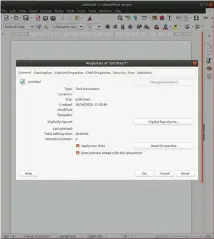  ??  ?? Here’s how Libreoffic­e handles metadata. We can’t get a Microsoft Office grab…