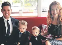  ??  ?? La familia Bublé está más unida que nunca.