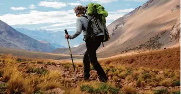  ?? Foto: Reinhold Radloff ?? Für Christian Rottenegge­r und Annette Kniffler sollte die Besteigung Aconcagua in Südamerika zu einer besonderen Erfahrung werden.