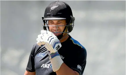  ??  ?? Ross Taylor is rightly miffed at his recent treatment by NZ Cricket.