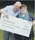  ??  ?? 0 Christine Weir shared £161m lottery win with her husband