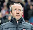  ??  ?? Outspoken: Lee Bowyer is against a system that would relegate his Charlton team