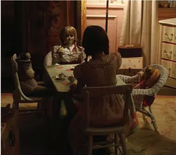  ?? Warner Bros. Pictures via AP ?? “Annabelle: Creation” grossed $256 million but cost just $6.5 million to produce.