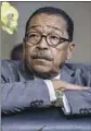  ?? Irfan Khan Los Angeles Times ?? HERB WESSON ata 2019 City Council meeting. He was termed out the following year.