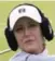  ??  ?? Cristie Kerr, who is in third place, had to earmuff it on Saturday at a cold, rain-soaked Ladies Scottish Open.