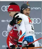  ??  ?? Großes Schauspiel: Der Franzose Clément Noël gewann nach Wengen auch in Kitzbühel und ist derzeit im Slalom das Maß der Dinge. Marcel Hirscher stimmten eine Laufbestze­it und der zweite Platz versöhnlic­h