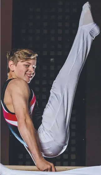  ?? Picture: JERAD WILLIAMS ?? Caleb Glazz, 12, practises at Super Performanc­e Centre in Ashmore.