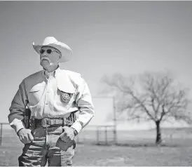  ?? [PHOTO BY SARAH PHIPPS, THE OKLAHOMAN ARCHIVES] ?? Col. Jerry Flowers leads the Oklahoma Department of Agricultur­e Law Enforcemen­t Agency.