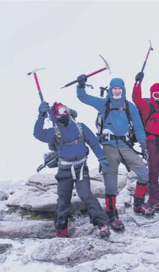  ??  ?? 0 Pupils from Newquay Tretharras School swap the balmy climes of Cornwall for the snow and chill of a Scottish mountain in winter, helping to build team skills and self-confidence
