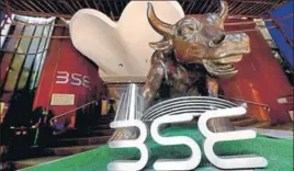  ?? MINT ?? The Sensex tumbled 340.78 points to end at a fresh sevenmonth low of 33,349.31, while the broader NSE Nifty slipped 94.90 points to 10,030
